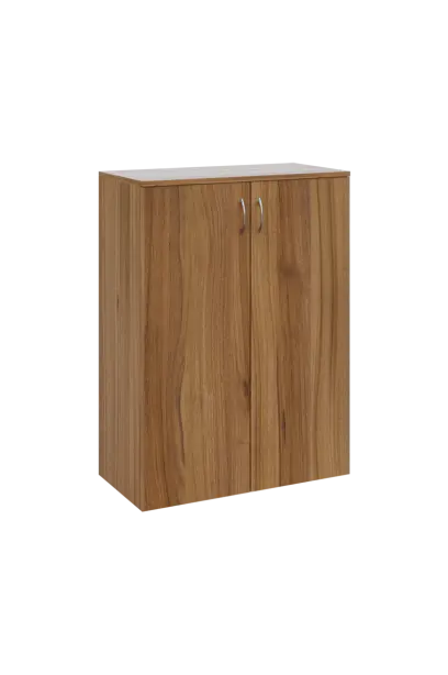 N 3 - 8D kancelářská skříň, 2-dveřová, 1100x800x400, ořech světlý